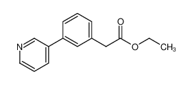 ethyl 2-(3-pyridin-3-ylphenyl)acetate 134163-87-4