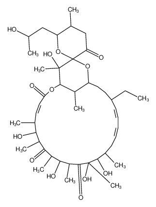 110231-34-0 structure, C45H72O13