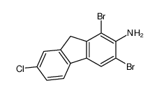 1,3-dibromo-7-chloro-9H-fluoren-2-amine 1785-18-8