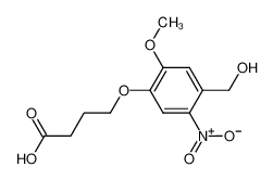4-(4-羟基甲基-2-甲氧基-5-硝基苯氧基)丁酸