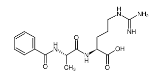 (2S)-2-[[(2S)-2-benzamidopropanoyl]amino]-5-(diaminomethylideneamino)pentanoic acid 71448-11-8