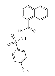 858784-68-6 spectrum, N-(quinoline-5-carbonyl)-N'-(toluene-4-sulfonyl)-hydrazine