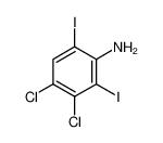 89284-72-0 structure, C6H3Cl2I2N