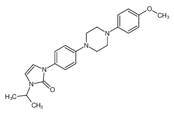 847951-96-6 spectrum, 1,3-dihydro-1-[4-[4-(4-methoxyphenyl)-1-piperazinyl]phenyl]-3-(1-methylethyl)-2H-imidazol-2-one