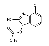 (7-chloro-2-oxo-1,3-dihydroindol-3-yl) acetate 99304-32-2