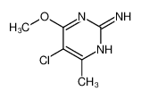 5-chloro-4-methoxy-6-methylpyrimidin-2-amine 7749-54-4