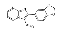 2-(1,3-benzodioxol-5-yl)imidazo[1,2-a]pyrimidine-3-carbaldehyde 893612-32-3