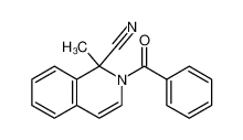 2-苯甲酰基-1-甲基-1,2-二氢-1-异喹啉甲腈