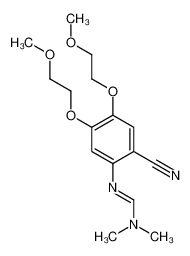 N'-[2-cyano-4,5-bis(2-methoxyethoxy)phenyl]-N,N-dimethylmethanimidamide