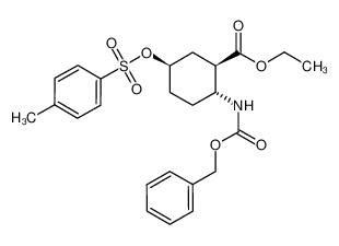 (1R*,2R*,5R*)-2-BENZYLOXYCARBONYLAMINO-5-(TOLUENE-4-SULFONYLOXY)-CYCLOHEXANECARBOXYLIC ACID ETHYL ESTER 935470-10-3