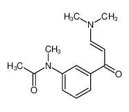 N-[3-[(E)-3-(dimethylamino)prop-2-enoyl]phenyl]-N-methylacetamide