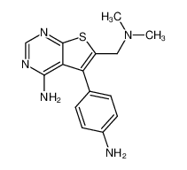 866584-81-8 structure, C15H17N5S