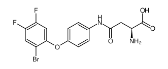 N-[4-(2-溴-4,5-二氟苯氧基)苯基]-L-天冬氨酰胺