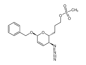 1002754-16-6 3-((2R,3S,6S)-3-azido-6-(benzyloxy)-3,6-dihydro-2H-pyran-2-yl)propyl methanesulfonate