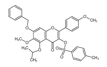 188927-52-8 structure, C34H32O9S