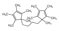 1,2,3,4,5-pentamethyl-5-[4-(1,2,3,4,5-pentamethylcyclopenta-2,4-dien-1-yl)butyl]cyclopenta-1,3-diene 140136-93-2