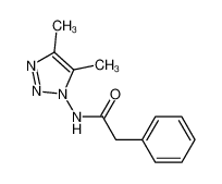 N-(4,5-dimethyltriazol-1-yl)-2-phenylacetamide 73227-04-0