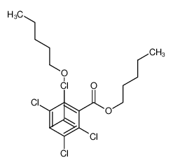 dipentyl 2,3,5,6-tetrachlorobenzene-1,4-dicarboxylate