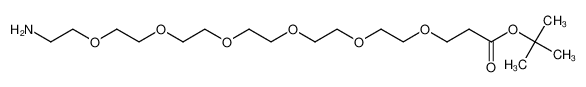 tert-butyl 1-amino-3,6,9,12,15,18-hexaoxahenicosan-21-oate 1286281-32-0