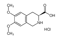 (S)-6,7-二甲氧基-1,2,3,4-四氢-3-异喹啉羧酸盐酸盐