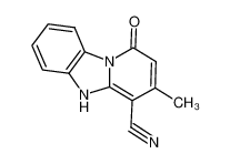 3-methyl-1-oxo-5H-pyrido[1,2-a]benzimidazole-4-carbonitrile 60792-57-6