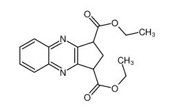 Diethyl 2,3-dihydro-1H-cyclopenta[b]quinoxaline-1,3-dicarboxylate 6635-26-3