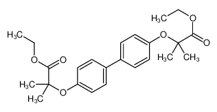 ethyl 2-[4-[4-(1-ethoxy-2-methyl-1-oxopropan-2-yl)oxyphenyl]phenoxy]-2-methylpropanoate 99661-88-8