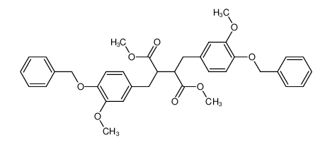 96917-18-9 spectrum, 2,3-Bis-(4-benzyloxy-3-methoxy-benzyl)-succinic acid dimethyl ester