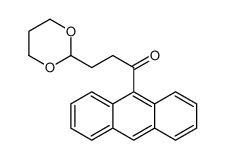 1-anthracen-9-yl-3-(1,3-dioxan-2-yl)propan-1-one 898757-47-6