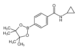 N-cyclopropyl-4-(4,4,5,5-tetramethyl-1,3,2-dioxaborolan-2-yl)benzamide 827614-68-6