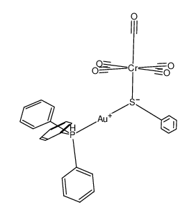 915704-14-2 structure, C29H21AuCrO5PS