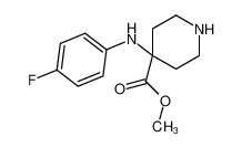 methyl 4-(4-fluoroanilino)piperidine-4-carboxylate 61085-85-6