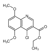 ethyl 4-chloro-5,8-dimethoxyquinoline-3-carboxylate 77156-82-2