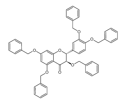 (+)-3',4',3,5,7-penta-O-benzyltaxifolin 574749-31-8