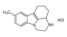 8-Methyl-2,3,3a,4,5,6-hexahydro-1H-pyrazino-[3,2,1-jk]carbazole hydrochloride 16154-78-2