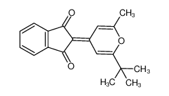 2-(2-tert-butyl-6-methyl-4H-pyran-4-ylidene)-2H-indene-1,3-dione 251359-13-4