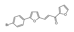 2-Propen-1-one, 3-[5-(4-bromophenyl)-2-furanyl]-1-(2-furanyl)- (en) 20005-36-1