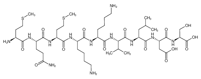 118850-71-8 structure, C45H82N12O14S2