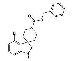 benzyl 4-bromospiro[1,2-dihydroindole-3,4'-piperidine]-1'-carboxylate 473737-34-7