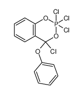 2,2,2,4-tetrachloro-4-phenoxy-1,3,2λ<sup>5</sup>-benzodioxaphosphinine 6326-25-6