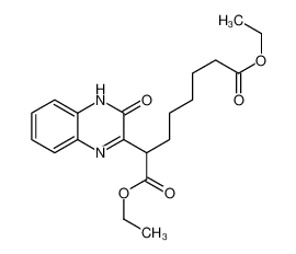diethyl 2-(3-oxo-4H-quinoxalin-2-yl)octanedioate