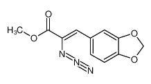 160857-78-3 spectrum, methyl 2-azido-1-(3,4-methylenedioxybenzene)propen-2-ate