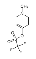 1-methyl-4-[(trifluoromethanesulfonyl)oxy]-1,2,3,6-tetrahydropyridine