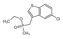 (5-氯苯并[b]噻吩-3-基)甲基(甲基)磷酸乙酯