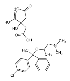 56050-03-4 structure, C25H32ClNO8