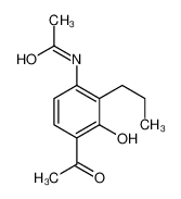 N-(4-acetyl-3-hydroxy-2-propylphenyl)acetamide