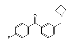 [3-(1-氮杂环丁基甲基)苯基](4-氟苯基)甲酮