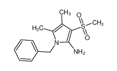 1-benzyl-4,5-dimethyl-3-methylsulfonylpyrrol-2-amine