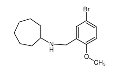 N-(5-溴-2-甲氧基苄基)环庚胺