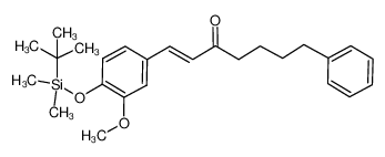 335594-16-6 (E)-1-(4-((tert-butyldimethylsilyl)oxy)-3-methoxyphenyl)-7-phenylhept-1-en-3-one